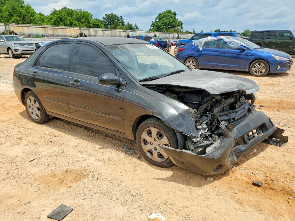 2006 Kia Spectra VIN KNAFE121765215147 COPART salvage auction — FRONT END, Nc - Salvage Certificate Of Title, sold $275 on 2026-07-13 (photo 4)