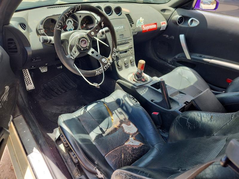 2005 Nissan 350z VIN JN1AZ34E55M654299 COPART salvage auction — MINOR DENT/SCRATCHES, TX - CERTIFICATE OF TITLE, sold $400 on 2026-07-20 (photo 8)