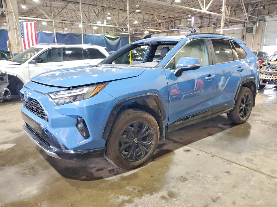 2022 Toyota Rav 4 VIN JTM16RFV6ND077143 COPART salvage auction — VANDALISM, Mi - Cert Of Title-Salvage Vehicle, sold $12,100 on 2026-07-02 (photo 1)