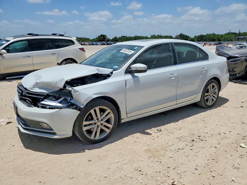 2017 Volkswagen Jetta VIN 3VWL17AJ6HM334064 COPART salvage auction — FRONT END, Tx - Salvage Vehicle Title, sold $3,450 on 2026-07-09 (photo 1)