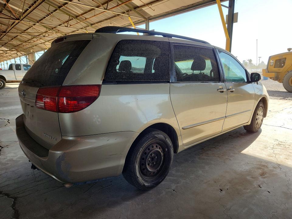 2005 Toyota Sienna VIN 5TDZA23CX5S224225 COPART salvage auction — NORMAL WEAR, AZ - CERTIFICATE OF TITLE (P), sold $475 on 2026-07-29 (photo 3)