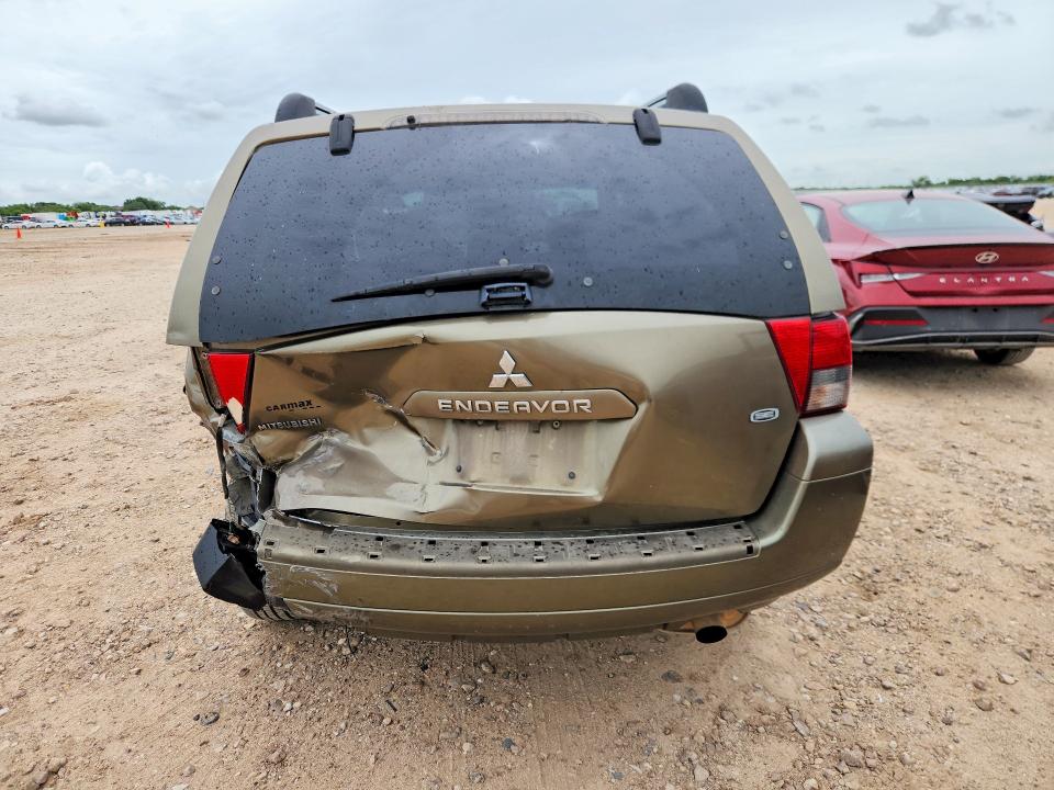 2008 Mitsubishi Endeavor VIN 4A4MM31SX8E039340 COPART salvage auction — REAR END, Tx - Salvage Vehicle Title, sold $150 on 2026-07-23 (photo 6)