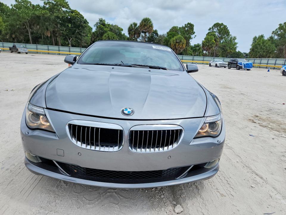 2010 BMW 6 series VIN WBAEB5C56AC226075 COPART salvage auction — MINOR DENT/SCRATCHES, Fl - Certificate Of Title (P), sold $3,500 on 2026-07-08 (photo 5)