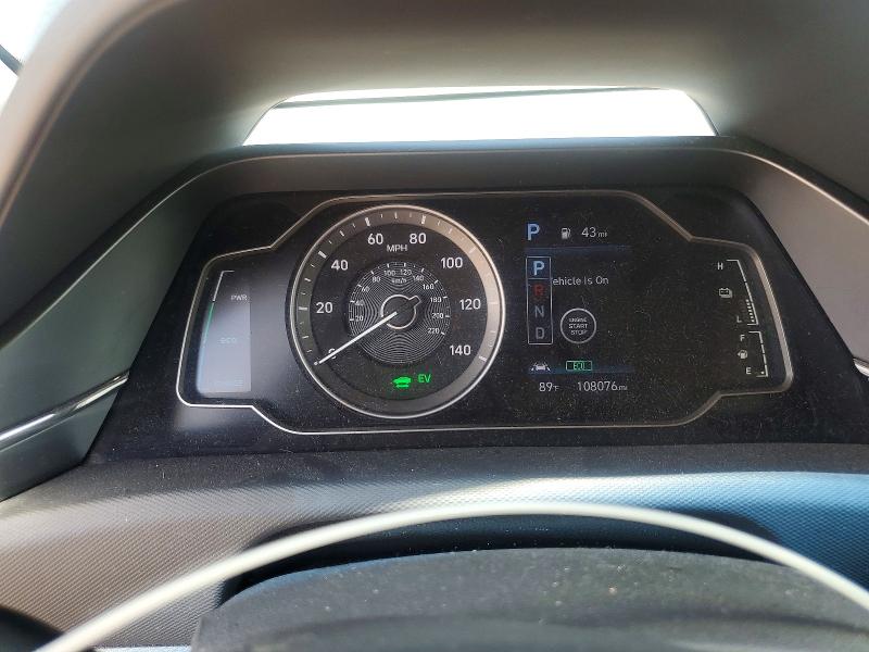 2021 Hyundai Ioniq VIN KMHC65LC7MU257942 COPART salvage auction — SIDE, Tx - Salvage Vehicle Title, sold $2,200 on 2026-07-29 (photo 9)