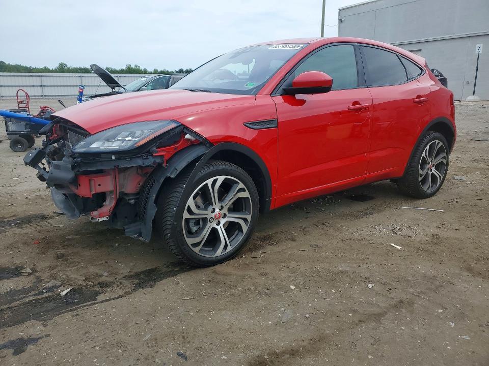 2018 Jaguar VIN SADFL2FX7J1Z01416 COPART salvage auction — FRONT END, Va - Cert Of Title - Salvage, sold $3,200 on 2026-07-22 (photo 1)