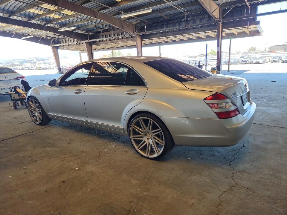 2007 Mercedes-benz S-klasse VIN WDDNG71X87A074783 COPART salvage auction — VANDALISM, Ca - Salvage Certificate, sold $675 on 2026-07-02 (photo 2)