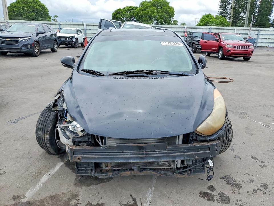 2011 Hyundai Elantra VIN KMHDH4AE5BU084500 COPART salvage auction — FRONT END, FL - CERTIFICATE OF DESTRUCTION, sold $400 on 2026-07-20 (photo 5)
