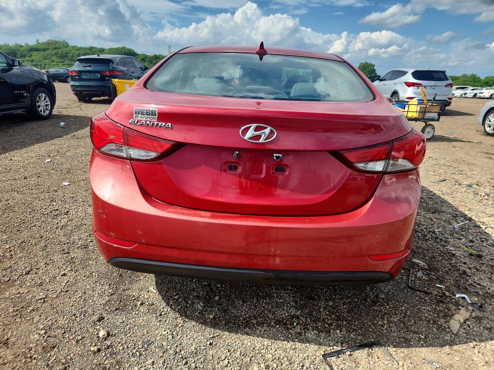 2014 Hyundai Elantra VIN KMHDH4AE2EU158153 COPART salvage auction — SIDE, Il - Salvage Certificate, sold $400 on 2026-07-29 (photo 6)