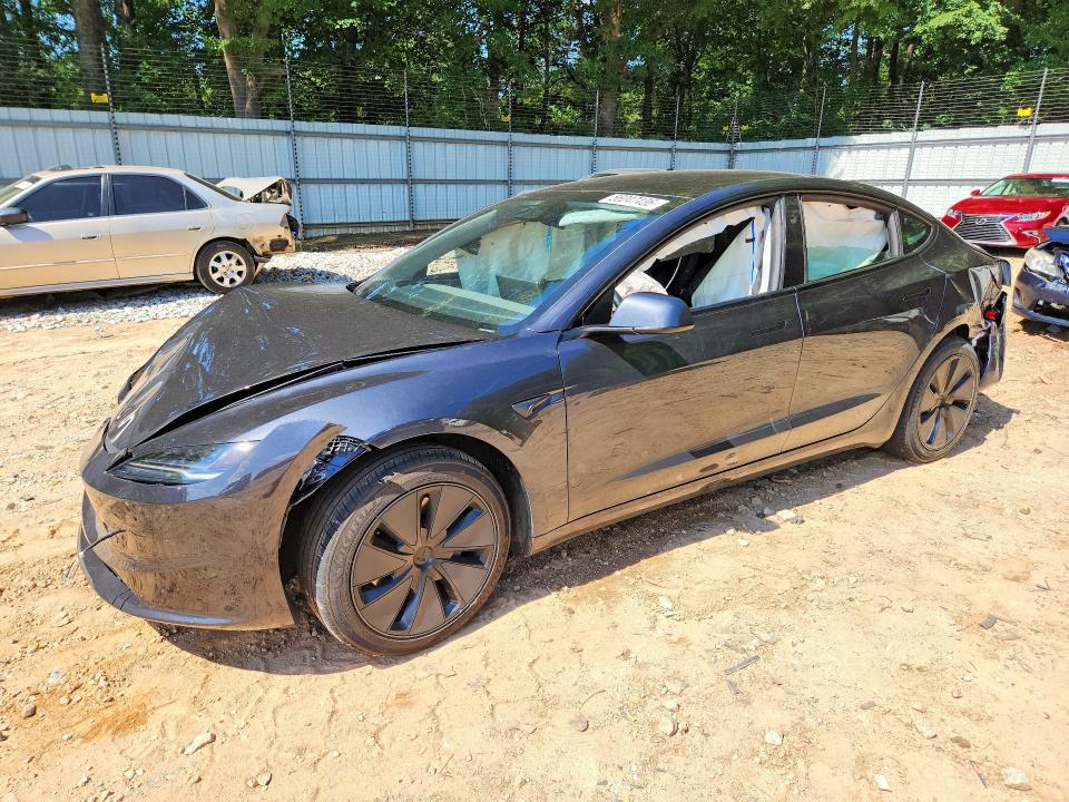 2026 Tesla Model 3 VIN 5YJ3E1EA6TF117142 COPART salvage auction — FRONT END, Ga - Cert Of Title-Salvage, sold $10,200 on 2026-07-10 (photo 1)