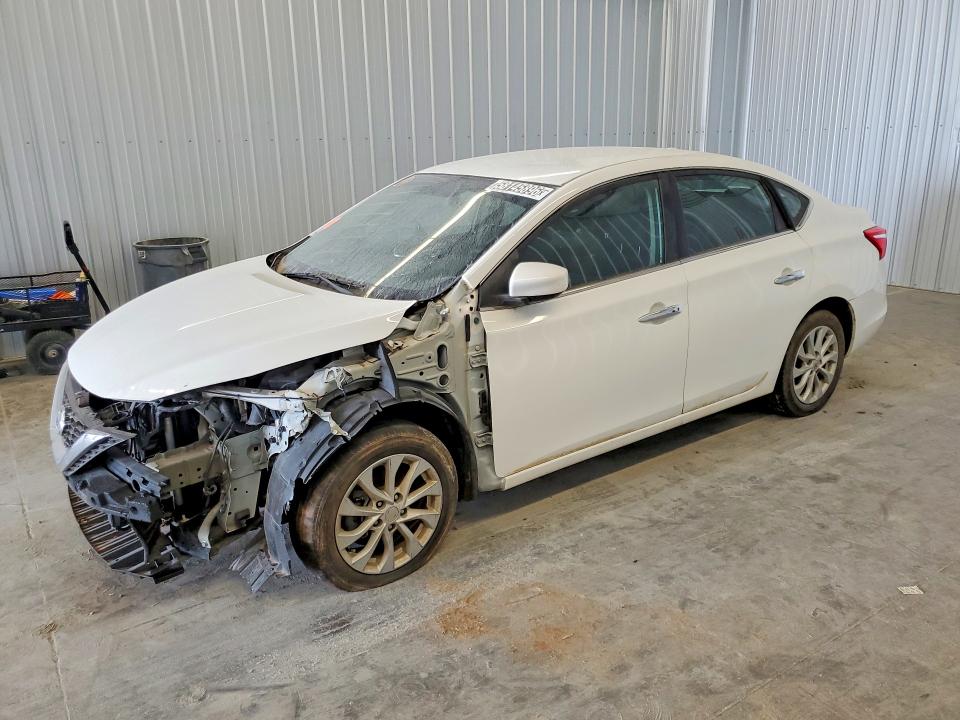 2019 Nissan Sentra VIN 3N1AB7AP3KY313803 COPART salvage auction — FRONT END, NC - DLR ONLY-CLEAN/OVER 25% DAMAGE, sold $1,000 on 2026-07-09 (photo 1)