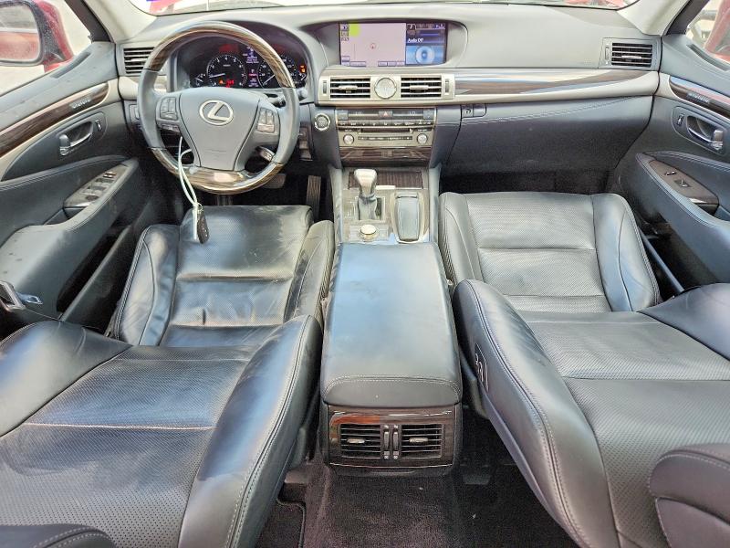 2014 Lexus Ls VIN JTHBL5EFXE5125462 COPART salvage auction — REAR END, Tx - Salvage Vehicle Title, sold $5,000 on 2026-07-10 (photo 8)