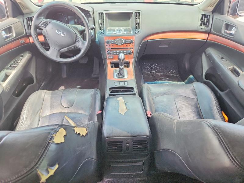 2008 Infiniti G VIN JNKBV61F48M251977 COPART salvage auction — REAR END, Ut - Salvage Certificate, sold $150 on 2026-07-24 (photo 8)