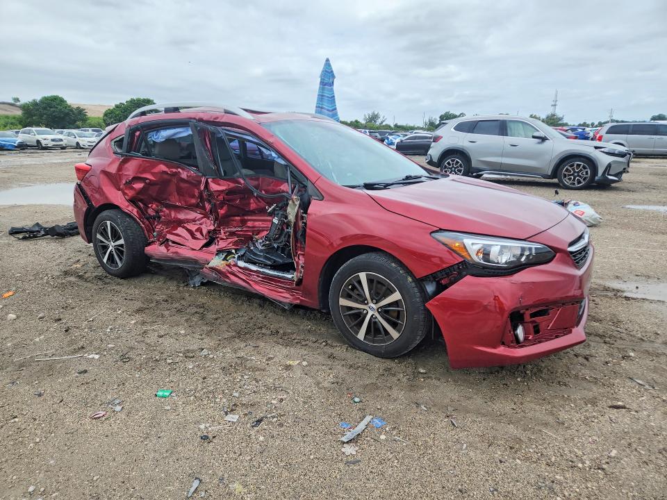 2021 Subaru Impreza VIN 4S3GTAD64M3700389 COPART salvage auction — SIDE, FL - CERTIFICATE OF DESTRUCTION, sold $600 on 2026-07-02 (photo 4)