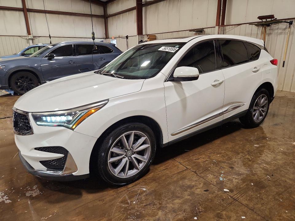 2020 Acura Rdx VIN 5J8TC2H5XLL008935 COPART salvage auction — FRONT END, De - Salvage Certificate, sold $12,500 on 2026-09-01 (photo 1)