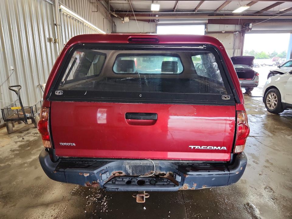 2007 Toyota Tacoma VIN 5TENX22N07Z371272 COPART salvage auction — FRONT END, IL - SALVAGE CERTIFICATE, sold $1,550 on 2026-07-28 (photo 6)