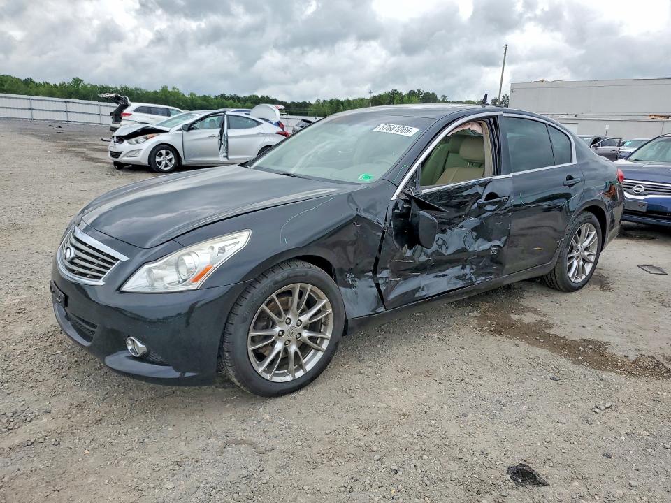 2011 Infiniti G37 VIN JN1CV6AR4BM352138 COPART salvage auction — SIDE, VA - CERT OF TITLE - SALVAGE, sold $425 on 2026-07-08 (photo 1)