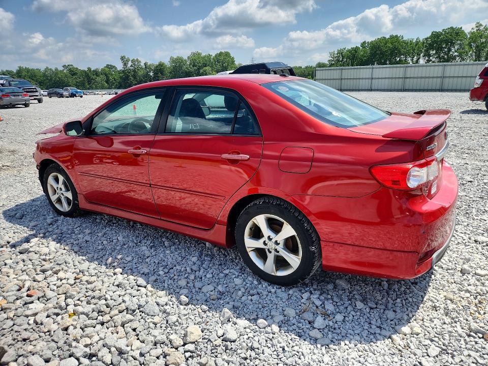2012 Toyota Corolla VIN 5YFBU4EE3CP023663 COPART salvage auction — FRONT END, Oh - Cert Of Title-Salvage, sold $2,050 on 2026-07-14 (photo 2)