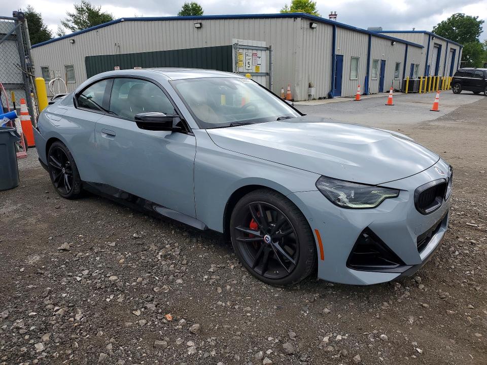 2023 BMW M2 VIN 3MW53CM06P8D56250 COPART salvage auction — Rear End, S1 - Salvage Title, sold $21,700 on 2026-08-17 (photo 4)