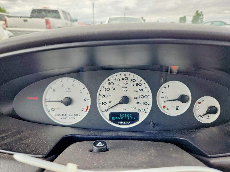 1999 Chrysler Sebring VIN 3C3EL55H8XT505410 COPART salvage auction — NORMAL WEAR, Or - Certificate Of Title, sold $1,400 on 2026-07-07 (photo 9)