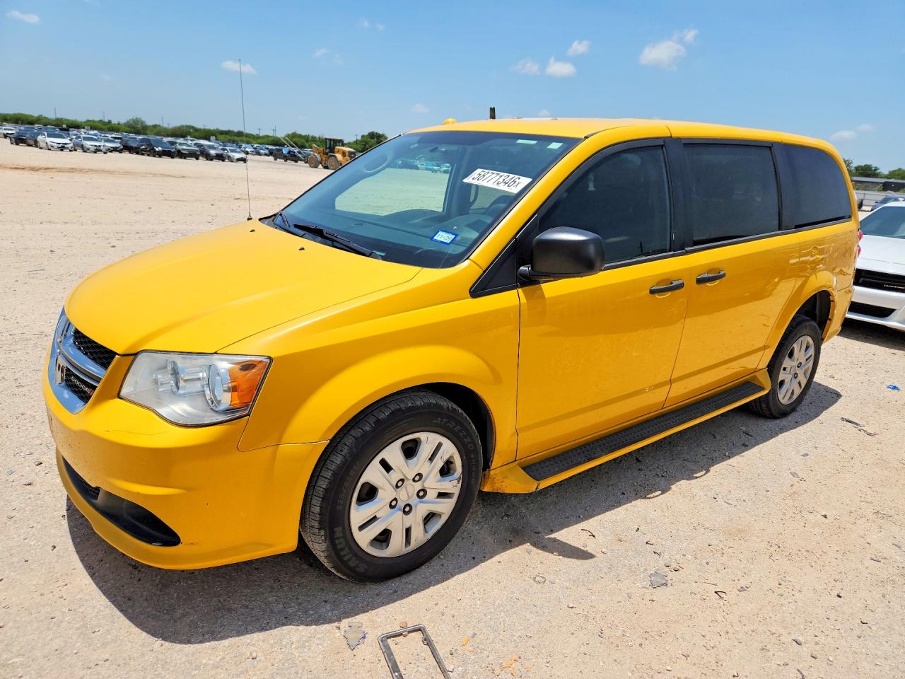 2019 Dodge Grand Caravan VIN 2C4RDGBG9KR754361 COPART salvage auction — Minor Dent/Scratches, TX - CERTIFICATE OF TITLE, sold $1,350 on 2026-07-03 (photo 1)