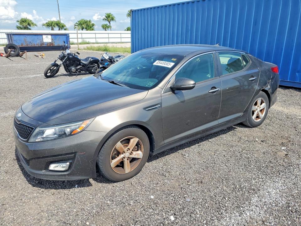 2014 Kia Optima VIN 5XXGM4A74EG286754 COPART salvage auction — MINOR DENT/SCRATCHES, Fl - Cert Of Title Slvg Rebuildable, sold $2,100 on 2026-07-13 (photo 1)