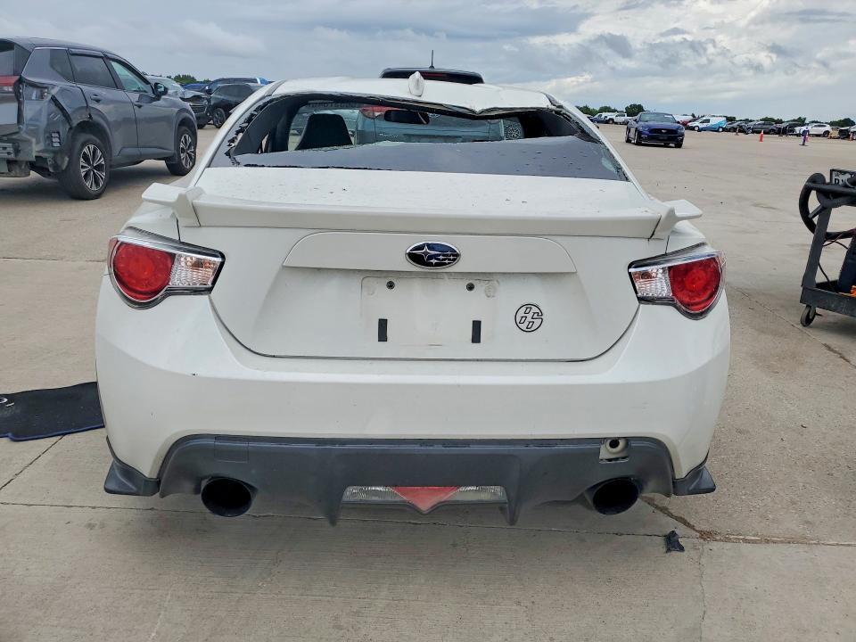 2015 Subaru Brz VIN JF1ZCAC10F9601217 COPART salvage auction — ROOF, Tx - Salvage Vehicle Title, sold $1,150 on 2026-07-30 (photo 6)