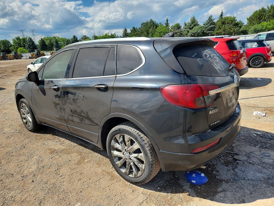 2018 Buick Envision VIN LRBFX3SX9JD001593 COPART salvage auction — BURN, IL - SALVAGE CERTIFICATE, sold $2,500 on 2026-07-28 (photo 2)