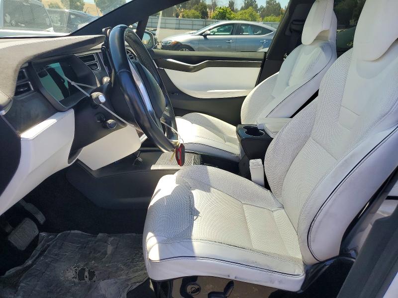 2016 Tesla Model x VIN 5YJXCAE23GF003279 COPART salvage auction — REAR END, Ca - Salvage Certificate, sold $5,600 on 2026-07-13 (photo 7)