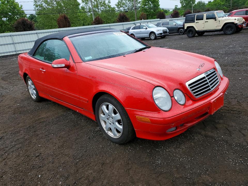 2001 Mercedes-benz Clk-class VIN WDBLK65G61T074893 COPART salvage auction — WATER/FLOOD, Ct - Cert Of Title-Flood Salvage, sold $525 on 2026-07-21 (photo 4)