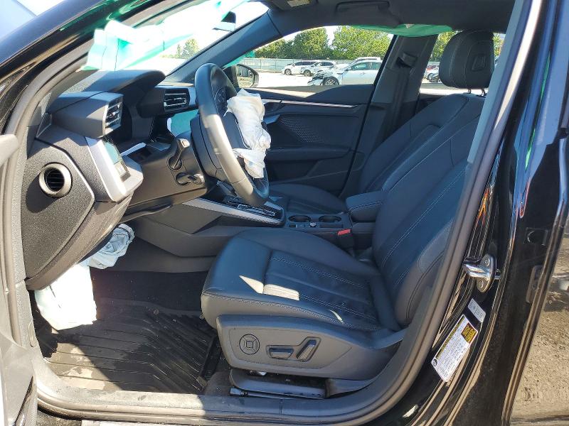 2025 Audi A3 VIN WAUHUDGY6SA074253 COPART salvage auction — FRONT END, In - Cert Of Title-Salvage Title, sold $8,100 on 2026-07-27 (photo 7)