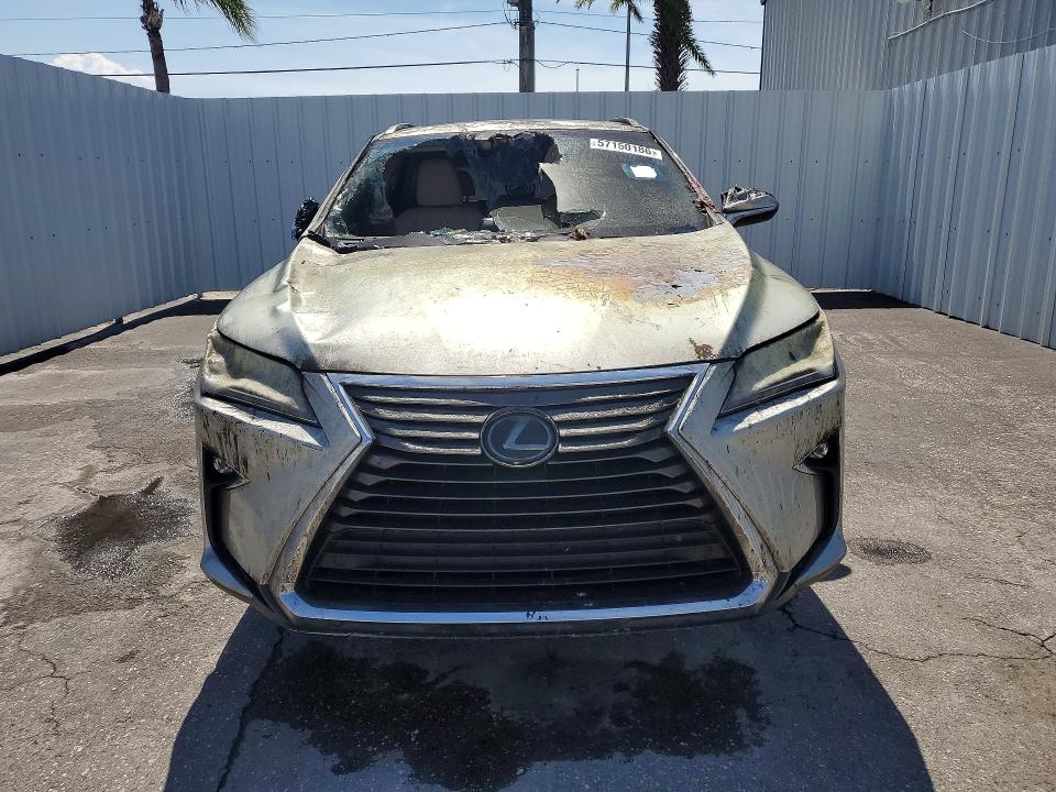 2019 Lexus Rx 350 VIN 2T2ZZMCA8KC125230 COPART salvage auction — BURN, FL - CERTIFICATE OF DESTRUCTION, sold $8,100 on 2026-07-31 (photo 5)