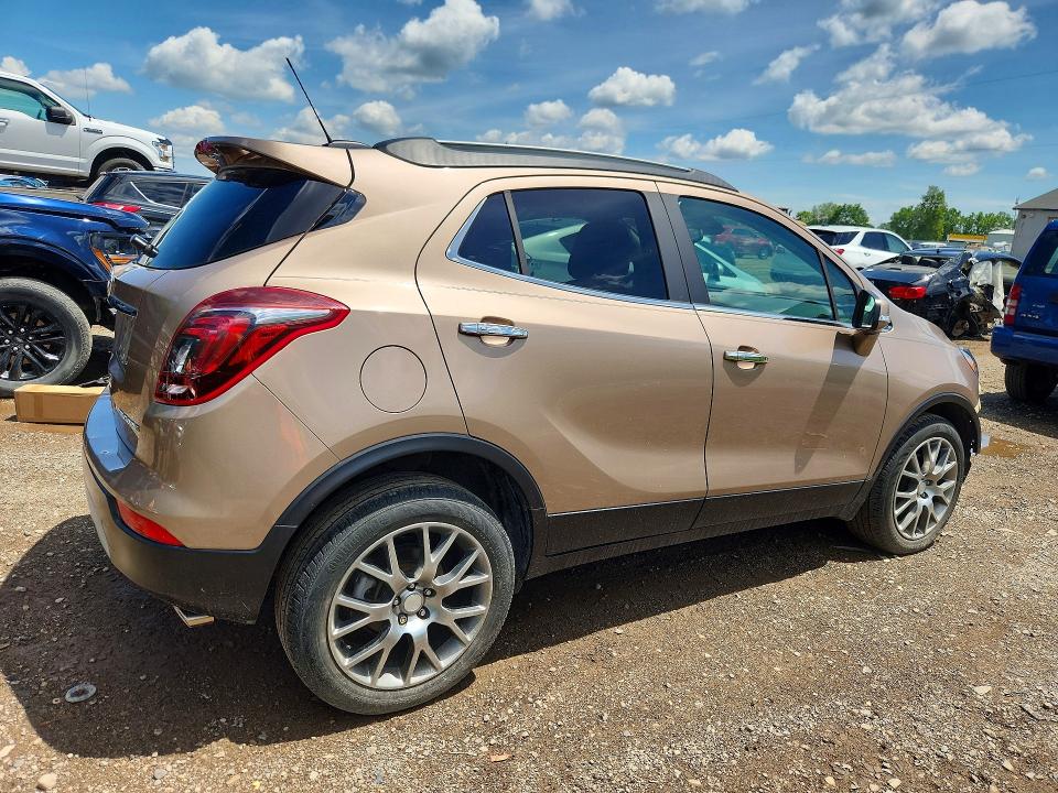 2018 Buick Encore VIN KL4CJ1SB9JB578094 COPART salvage auction — FRONT END, Mi - Certificate Of Title, sold $5,700 on 2026-07-15 (photo 3)