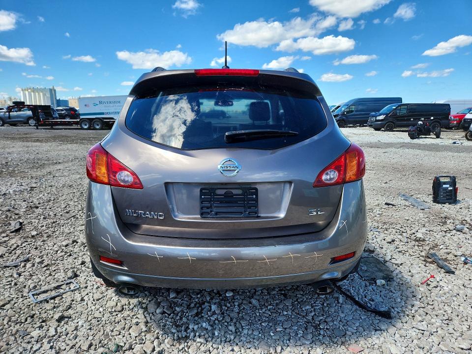 2010 Nissan Murano VIN JN8AZ1MU8AW005334 COPART salvage auction — FRONT END, Il - Salvage Certificate, sold $275 on 2026-07-06 (photo 6)