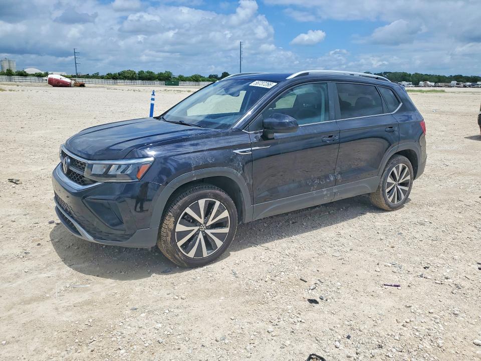 2022 Volkswagen Taos VIN 3VVLX7B29NM096720 COPART salvage auction — SIDE, TX - SALVAGE VEHICLE TITLE (P), sold $7,900 on 2026-07-16 (photo 1)