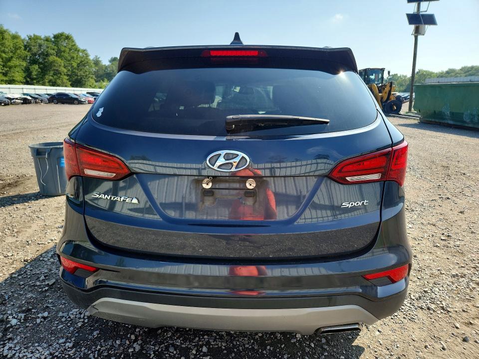 2017 Hyundai Santa fe VIN 5NMZU3LB0HH008220 COPART salvage auction — FRONT END, Sc - Cert Of Title-Salvage, sold $1,900 on 2026-07-28 (photo 6)