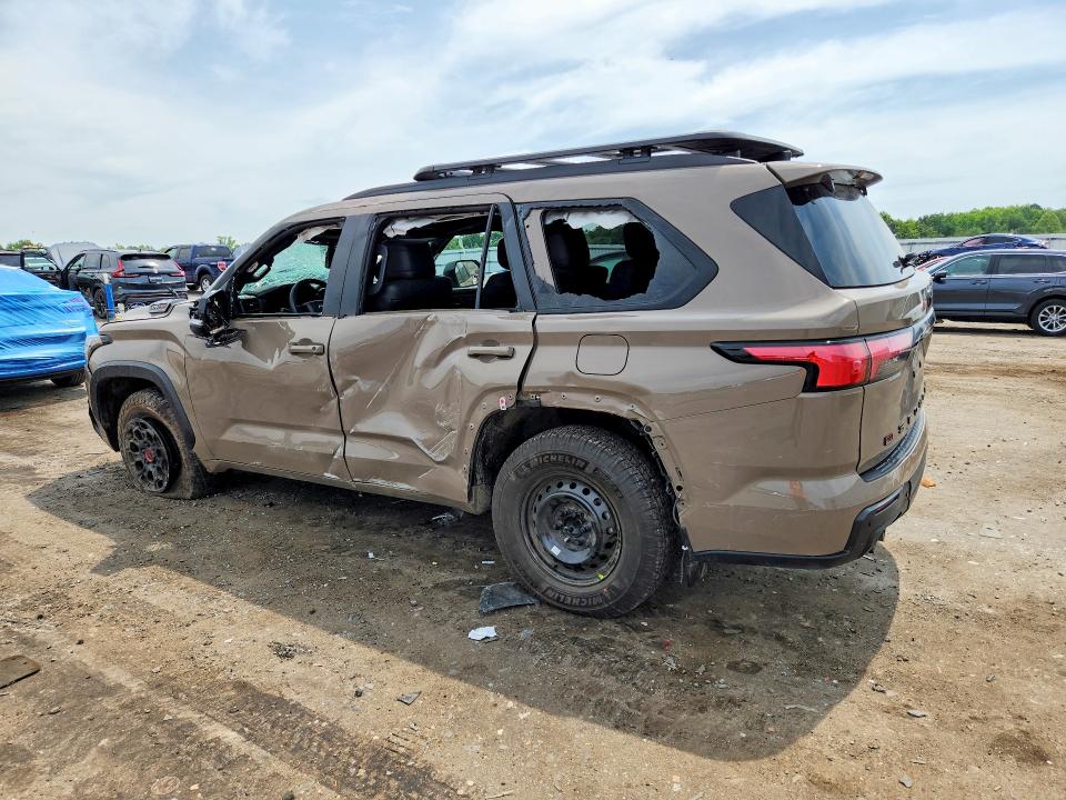 2025 Toyota Sequoia VIN 7SVAAABA6SX062113 COPART salvage auction — ALL OVER, VA - CERT OF TITLE - SALVAGE, sold $32,250 on 2026-08-19 (photo 2)