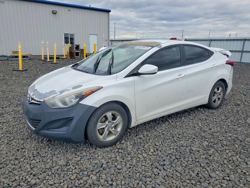 2015 Hyundai Elantra VIN 5NPDH4AE3FH569514 COPART salvage auction — REAR END, Wa - Bill Of Sale, sold $325 on 2026-07-22 (photo 1)