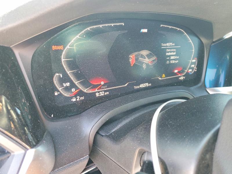 2022 BMW VIN WBA5U9C09NFL70780 COPART salvage auction — FRONT END, Ca - Salvage Certificate, sold $6,500 on 2026-07-27 (photo 9)