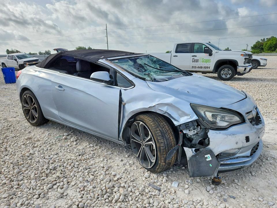 2016 Buick Cascada VIN W04WT3N50GG076952 COPART salvage auction — ROLLOVER, Tx - Salvage Vehicle Title, sold $90 on 2026-08-27 (photo 4)
