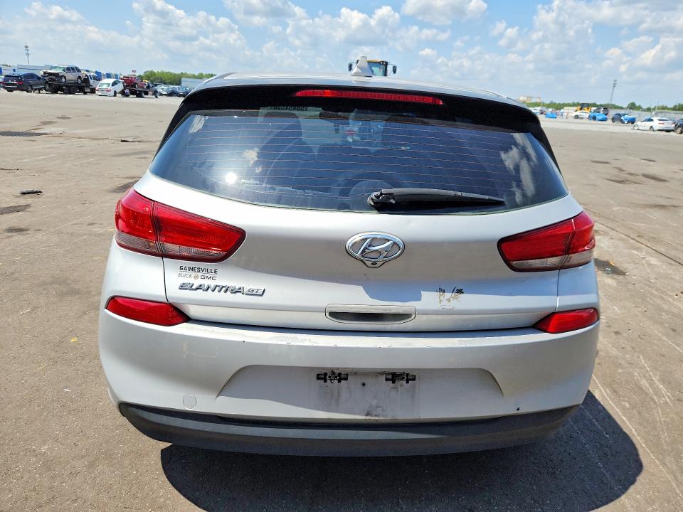 2018 Hyundai Elantra VIN KMHH35LE4JU057953 COPART salvage auction — FRAME DAMAGE, FL - CERT OF TITLE SLVG REBUILDABLE, sold $700 on 2026-07-22 (photo 6)