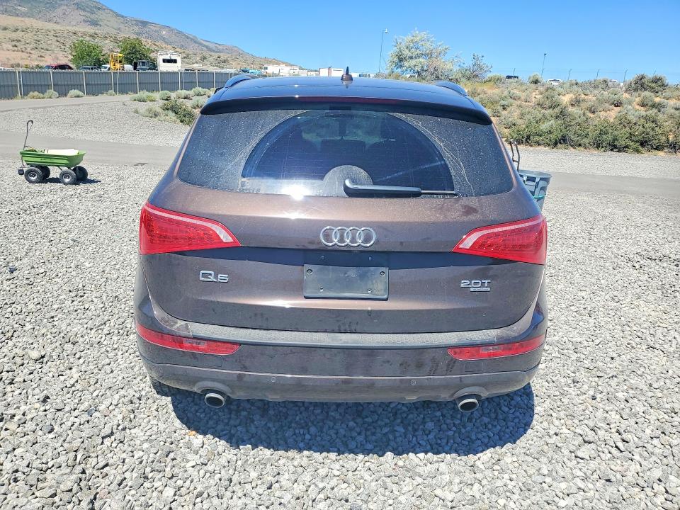 2012 Audi Q5 VIN WA1LFAFP3CA091859 COPART salvage auction — SIDE, Nv - Salvage Title, sold $2,800 on 2026-07-09 (photo 6)