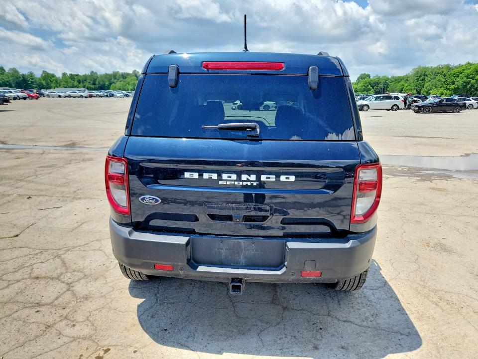 2022 Ford Bronco VIN 3FMCR9B65NRD91559 COPART salvage auction — HAIL, Pa - Certificate Of Salvage, sold $10,600 on 2026-07-02 (photo 6)