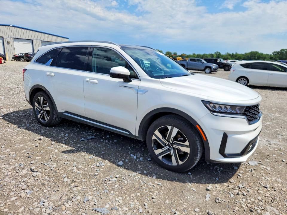 2023 Kia VIN KNDRHDLG9P5133708 COPART salvage auction — FRONT END, WV - SALVAGE CERTIFICATE, sold $12,900 on 2026-07-27 (photo 4)