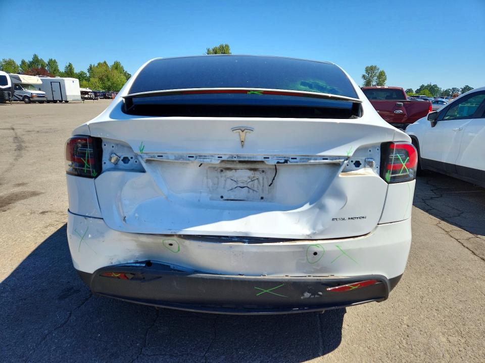 2021 Tesla VIN 5YJXCBE2XMF321630 COPART salvage auction — REAR END, Or - Salvage Title Certificate, sold $18,600 on 2026-07-20 (photo 6)