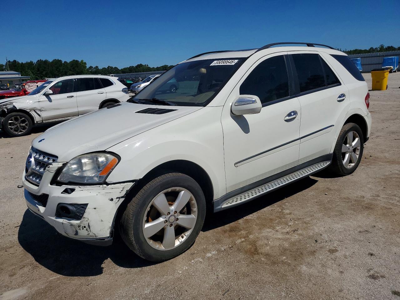 2009 Mercedes-Benz ML-Class VIN 4JGBB86E29A480632 — COPART salvage auction photo