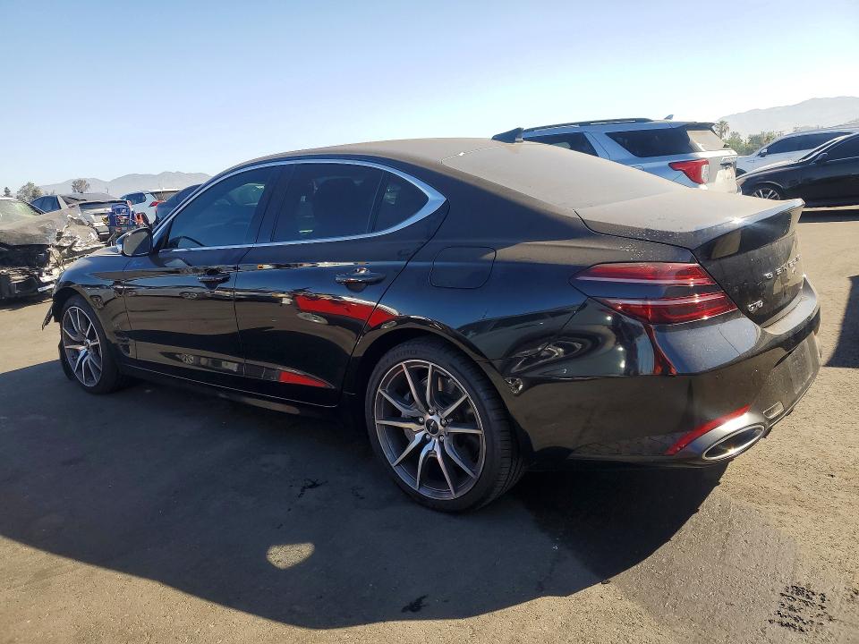 2026 Genesis G70 VIN KMTG14SC5TU161579 COPART salvage auction — FRONT END, Ca - Salvage Certificate, sold $9,500 on 2026-07-27 (photo 2)