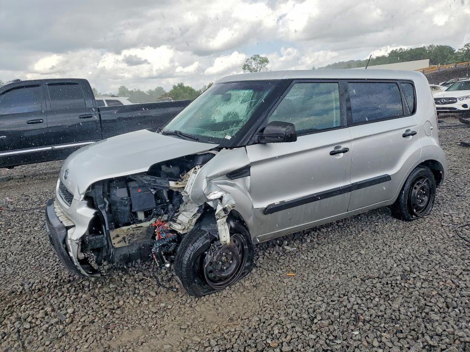 2011 Kia Soul VIN KNDJT2A19B7260955 COPART salvage auction — FRONT END, Ga - Cert Of Title-Salvage, sold $225 on 2026-07-28 (photo 1)