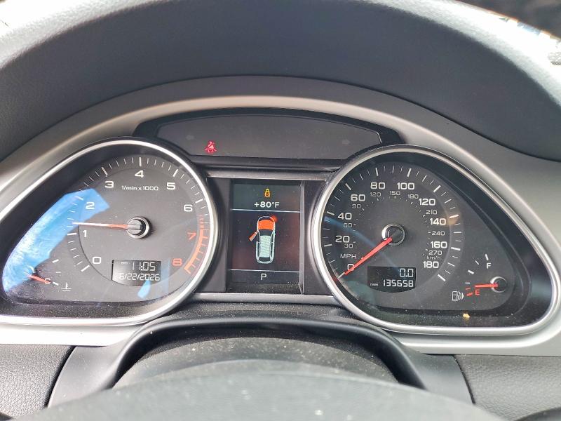 2014 Audi Q7 VIN WA1LGAFE5ED017985 COPART salvage auction — FRONT END, Pa - Certificate Of Salvage, sold $1,350 on 2026-07-15 (photo 9)