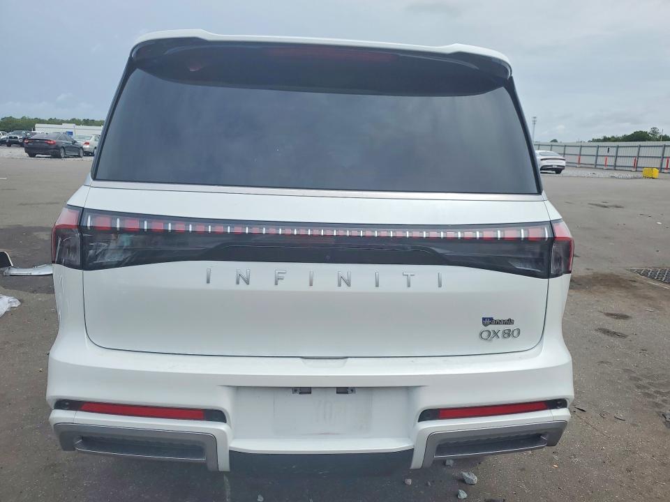 2025 Infiniti VIN JN8AZ3AA8S9001810 COPART salvage auction — FRONT END, FL - CERTIFICATE OF DESTRUCTION, sold $12,700 on 2026-07-27 (photo 6)