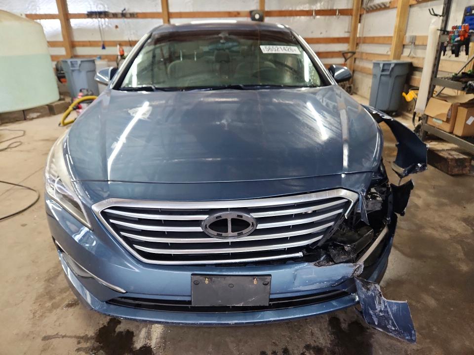 2016 Hyundai Sonata VIN 5NPE24AFXGH301849 COPART salvage auction — FRONT END, Il - Salvage Certificate, sold $975 on 2026-07-27 (photo 5)